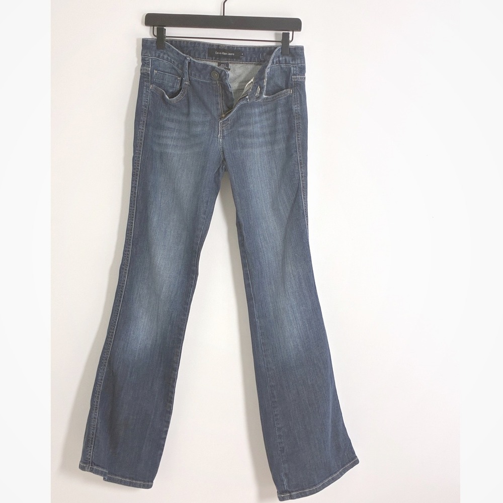 Vintage Y2K Calvin Klein Jeans Mid Rise Bootcut Denim Indie Minimalist 6